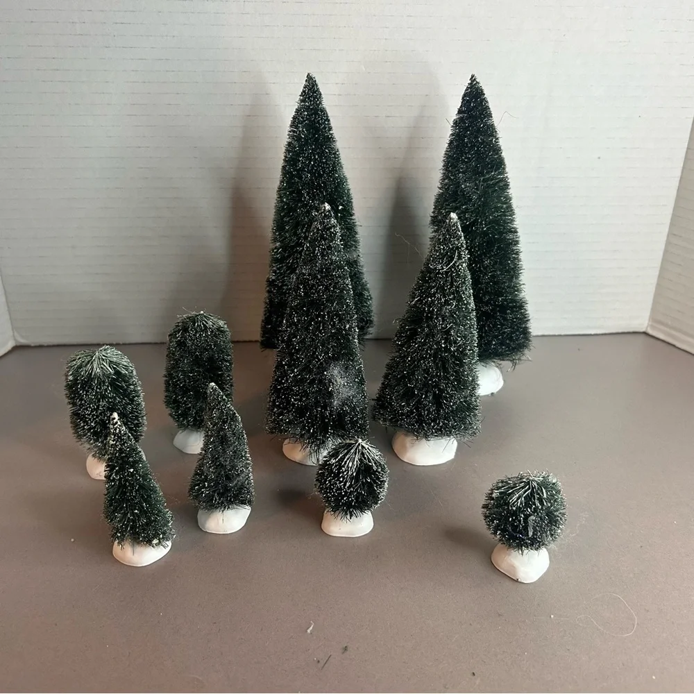 Department 56 Festive Green Miniature Tree Set